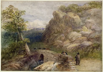 Vue du nord du Pays de Galles, 1858